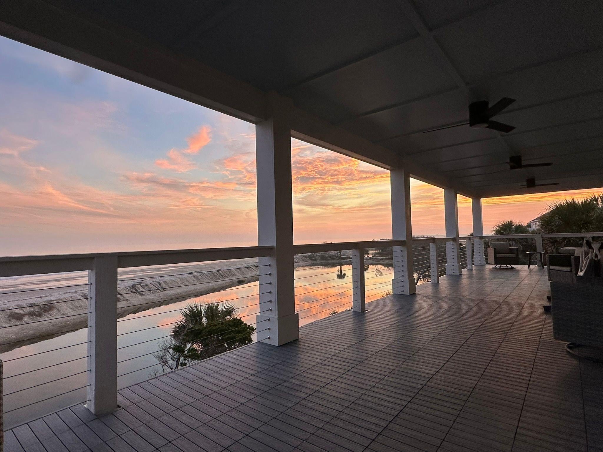 Gorgeous sunrise/set views!