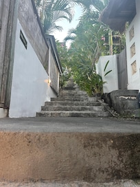 Part of the stairs not even half way