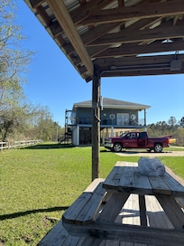 Image of house from pier