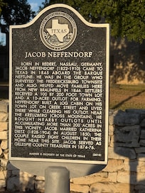 Historical marker on the property