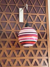 super cool interior design and art all throughout lobby