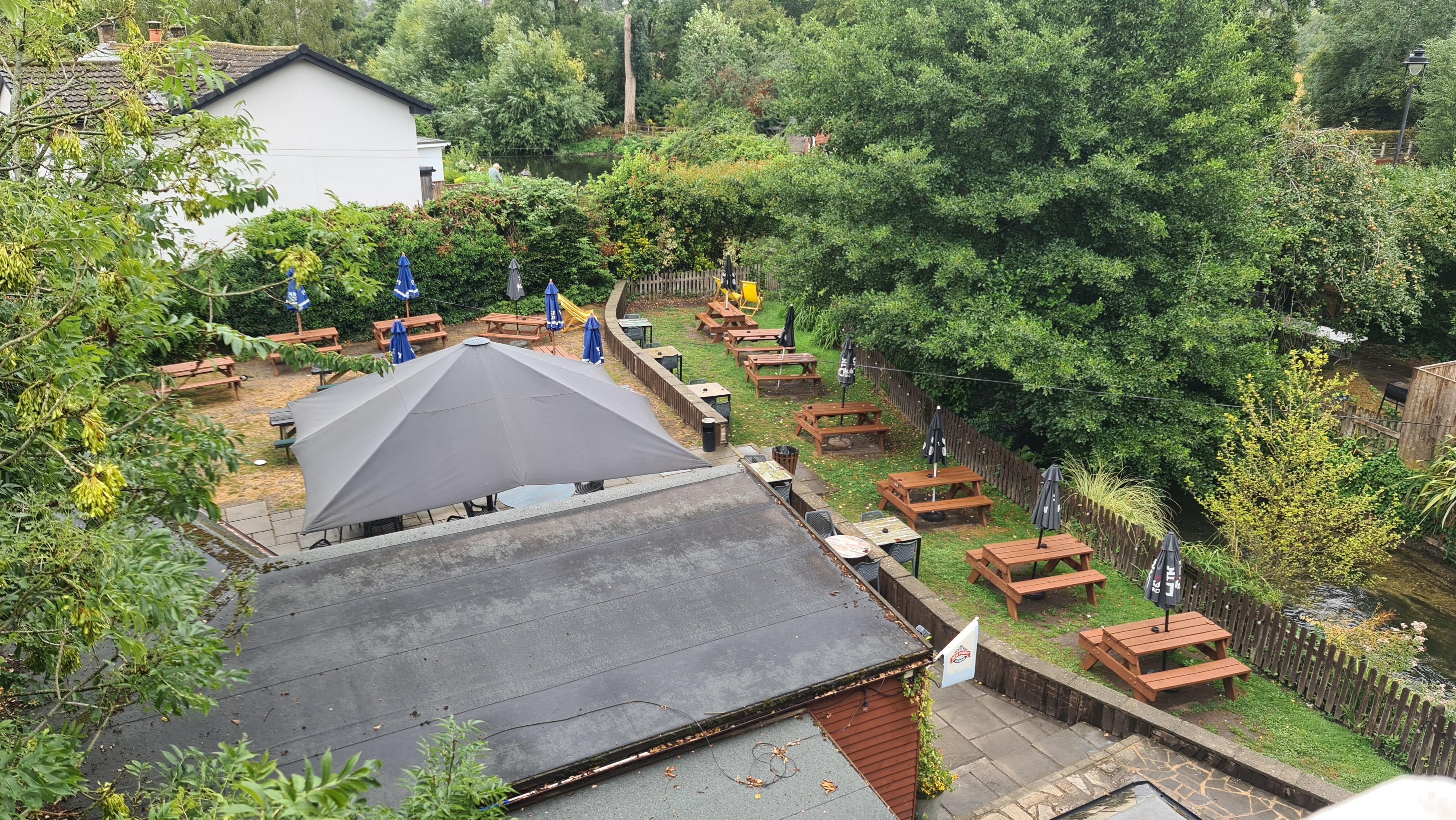 Back garden seating