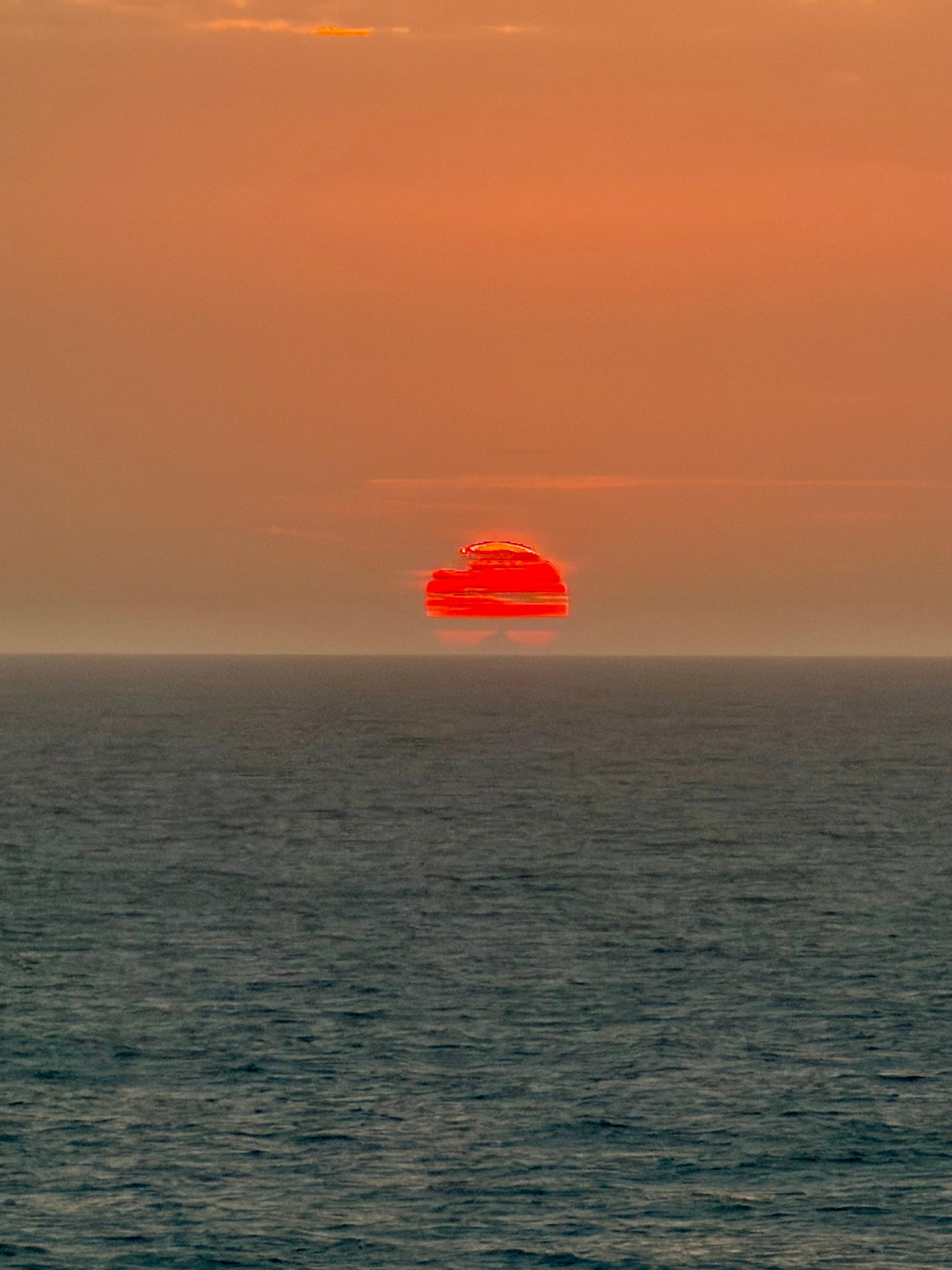 Sunrise view from balcony 