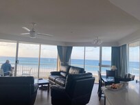 Inside the spacious living area