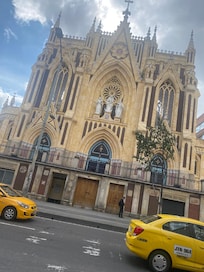 Right next to the hotel