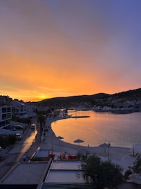 Coucher de soleil depuis la chambre