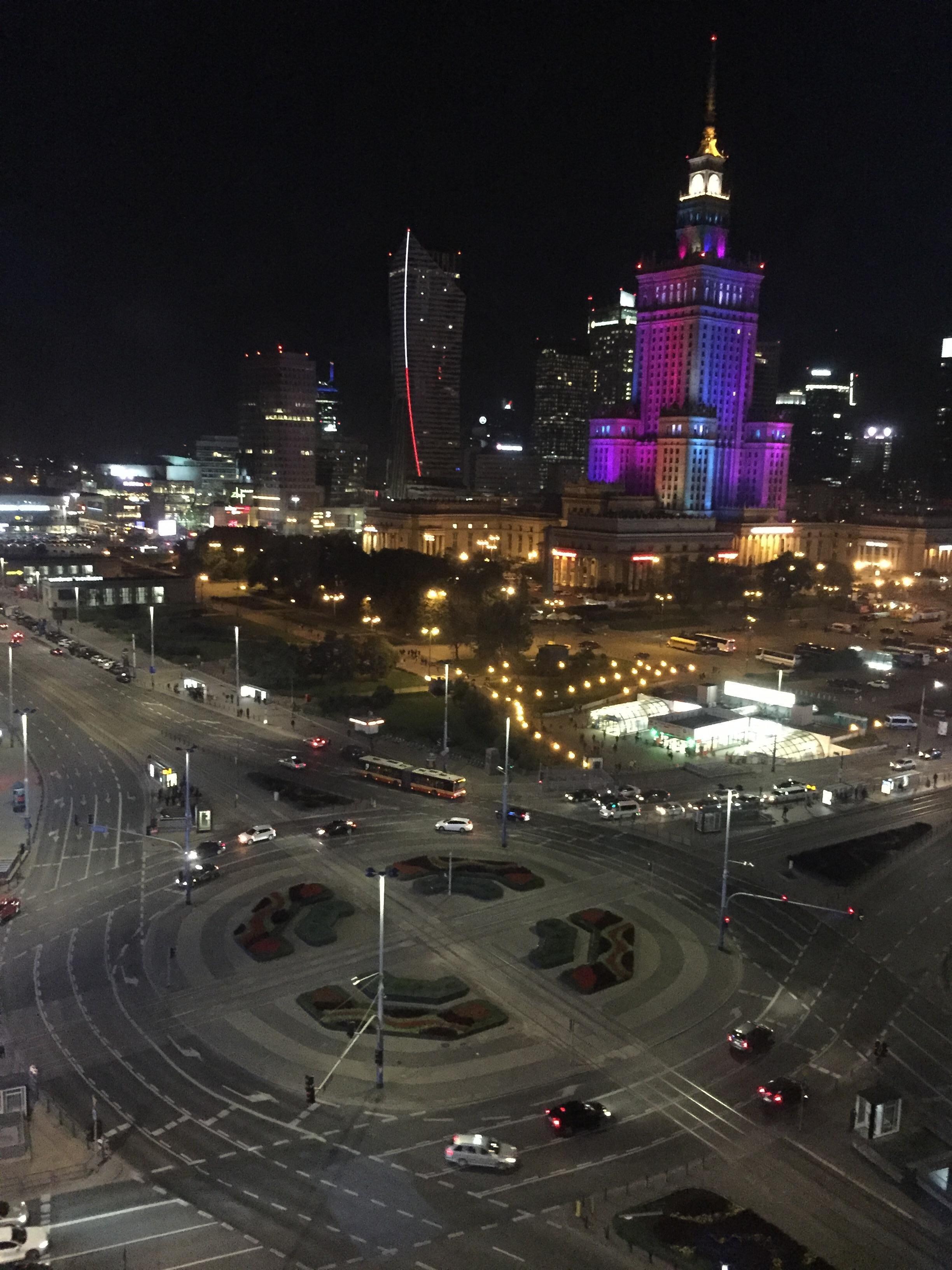 View looking west