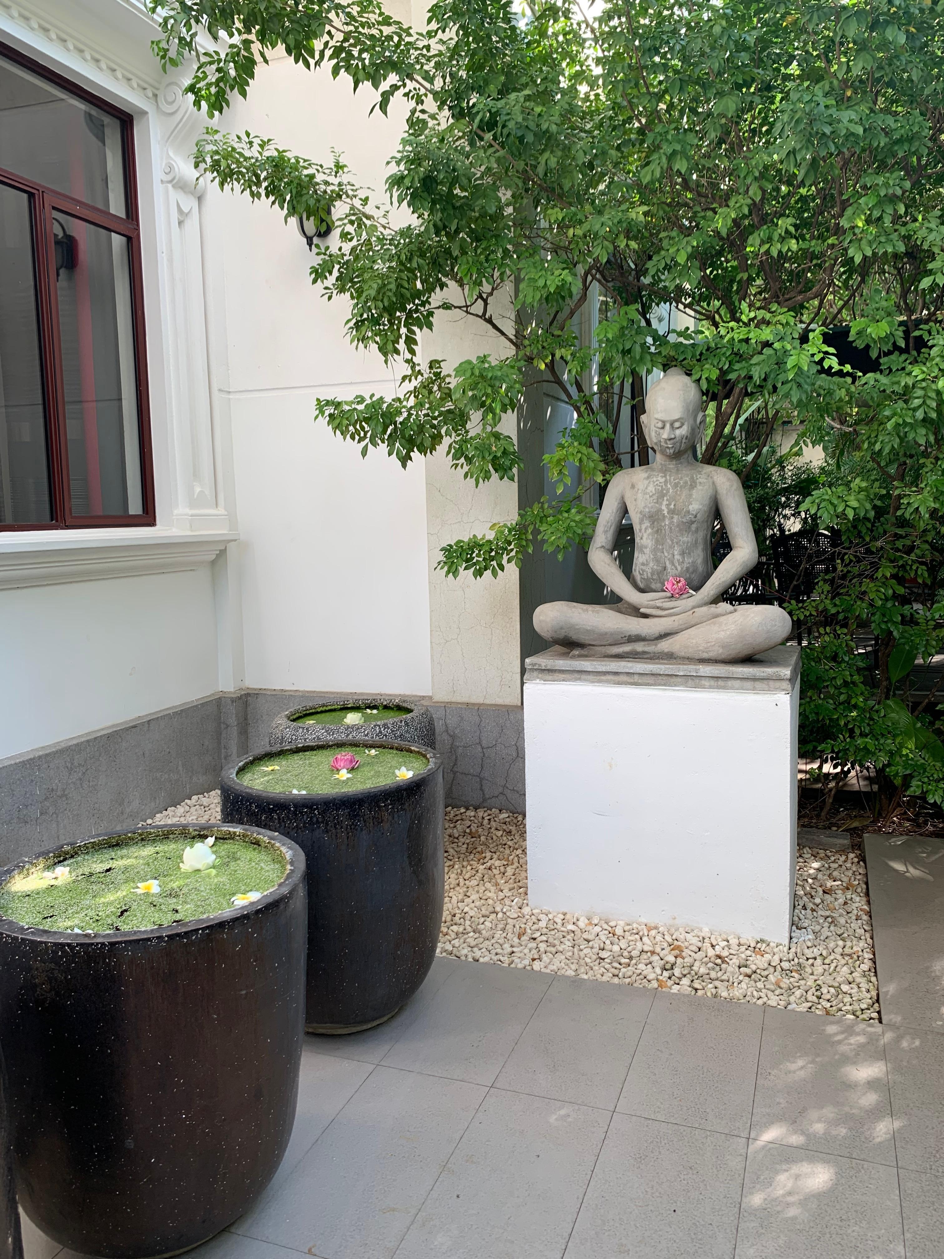 Buddha at entrance