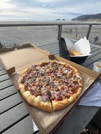 Beachside patio