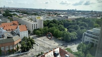 uitzicht over munchen vanuit de kamer