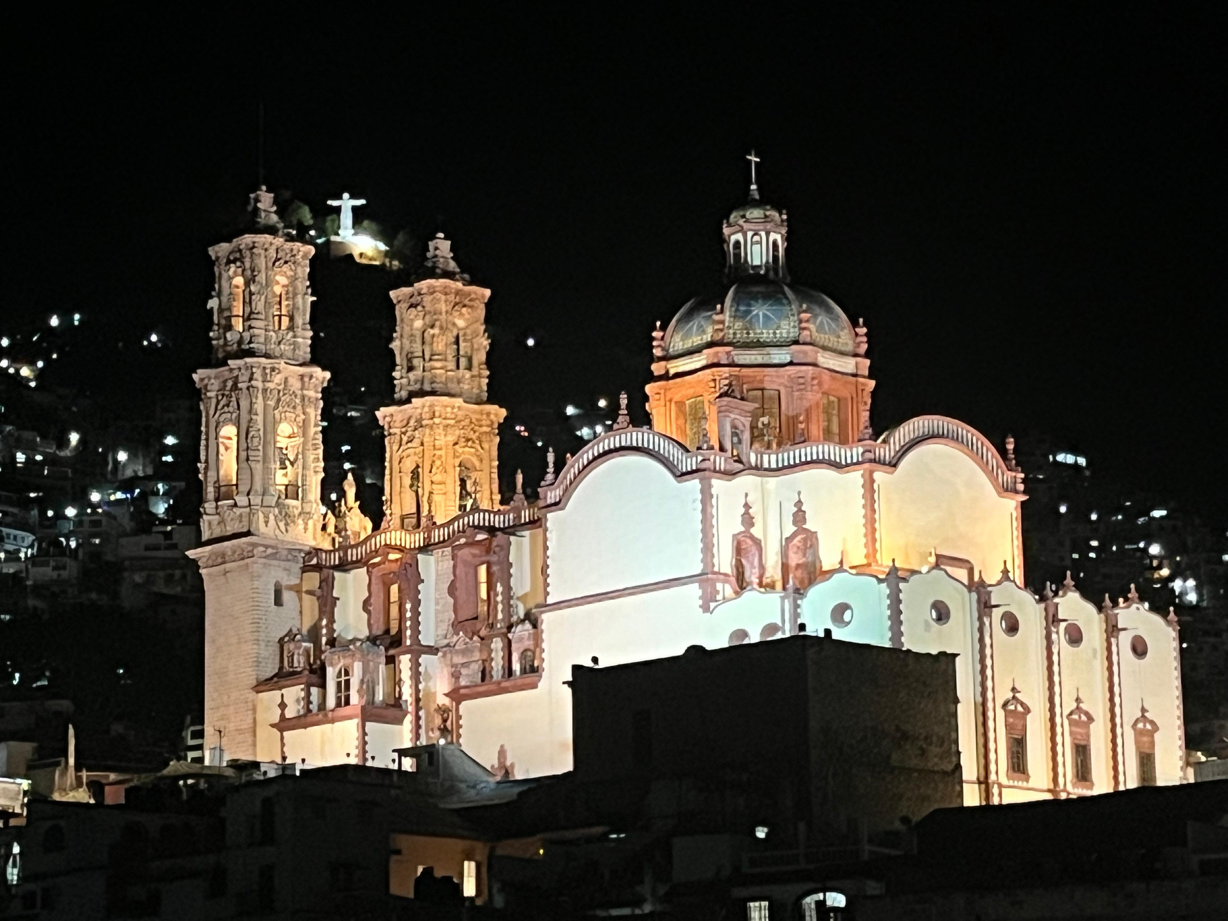 Night view from hotel