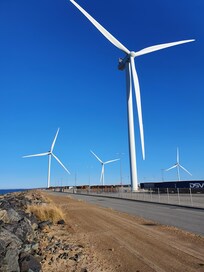 Vindmølle park i Hirtshals