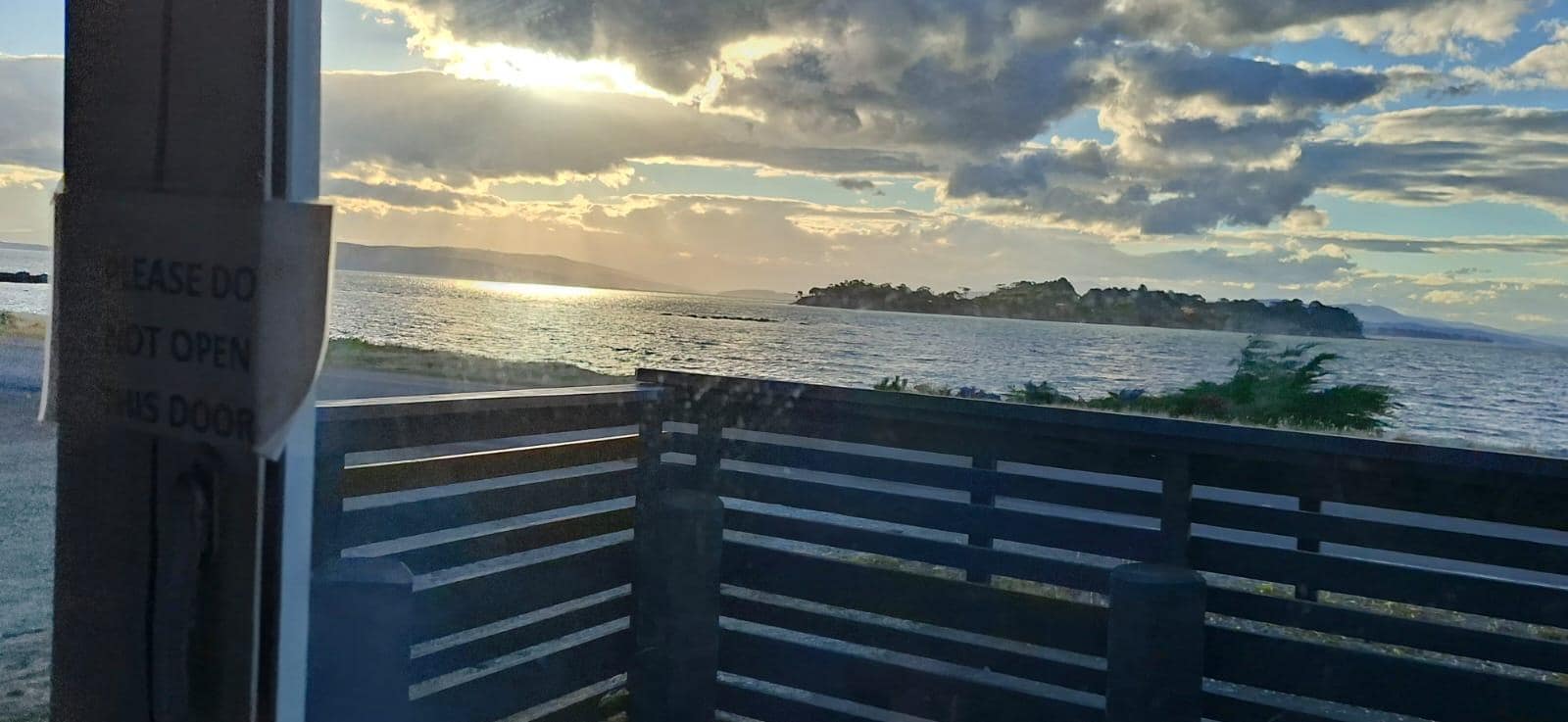 Sunset from our room