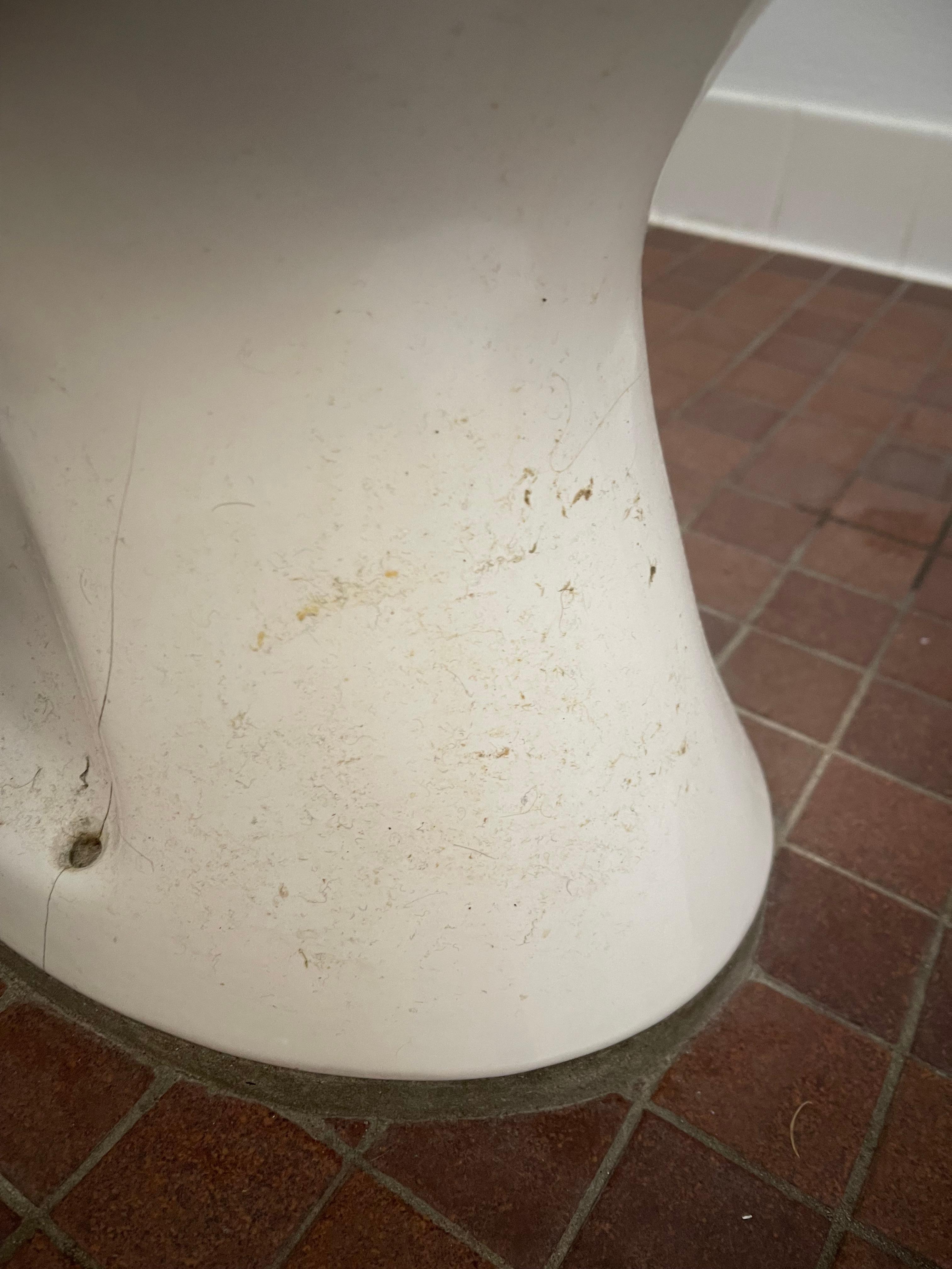 Months of grime and dust build up