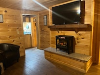 We made use of the electric fireplaces