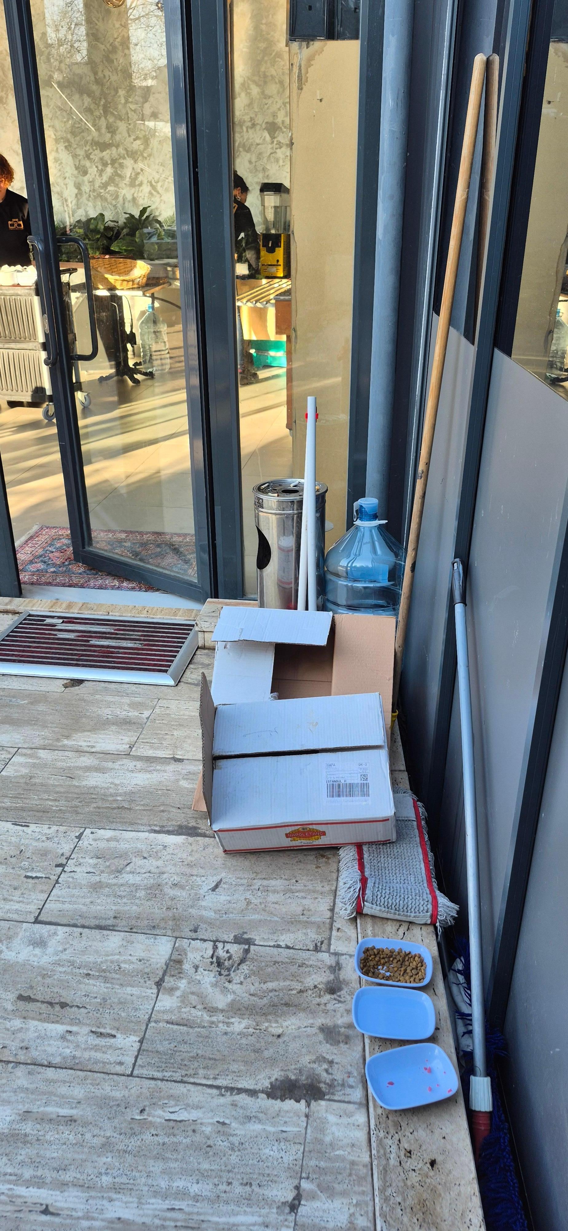 Entrance to breakfast area