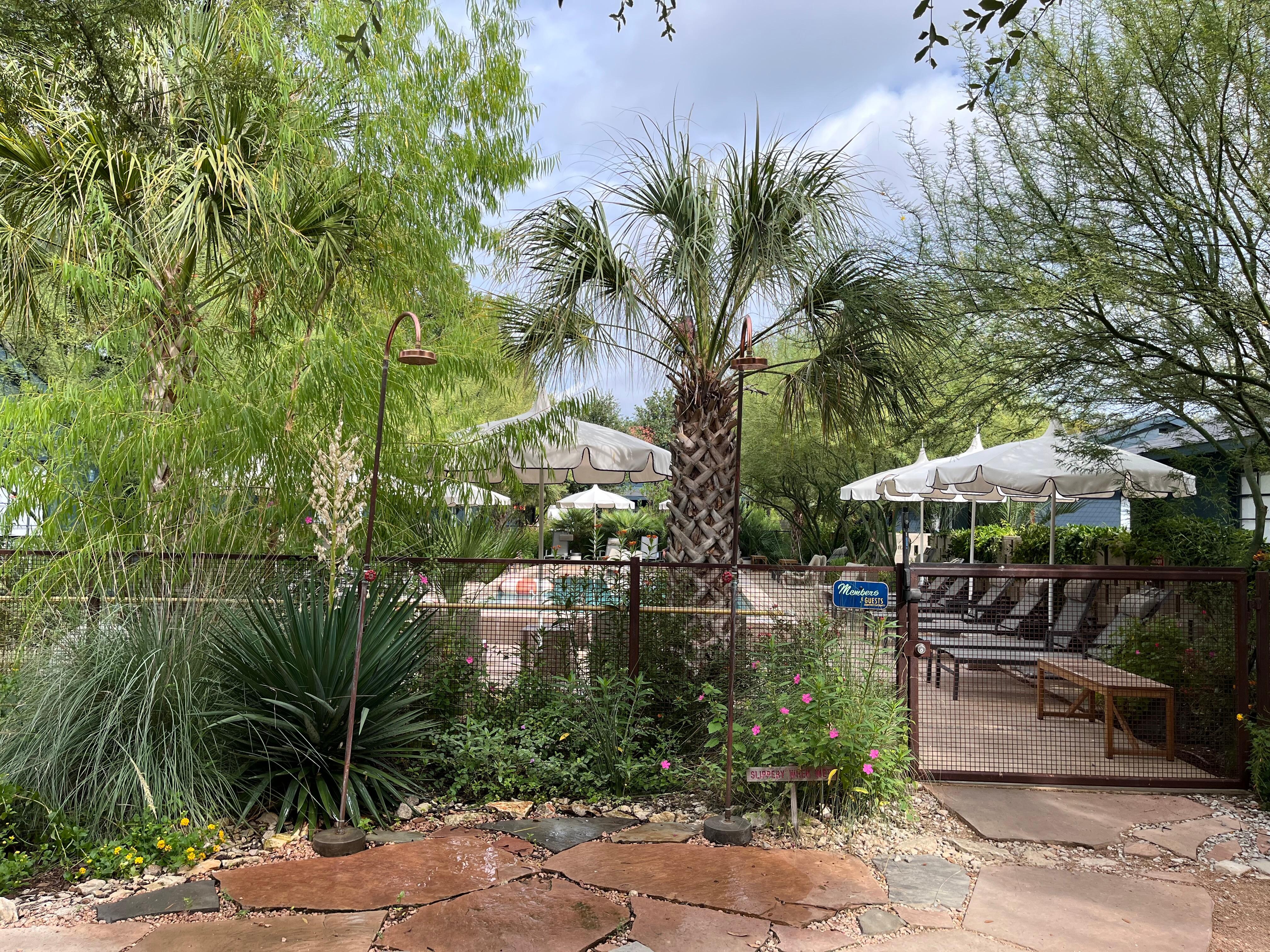 Pool area. 