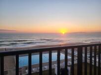 Sunrise from our balcony