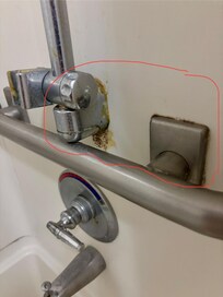Mold around faucet fixtures