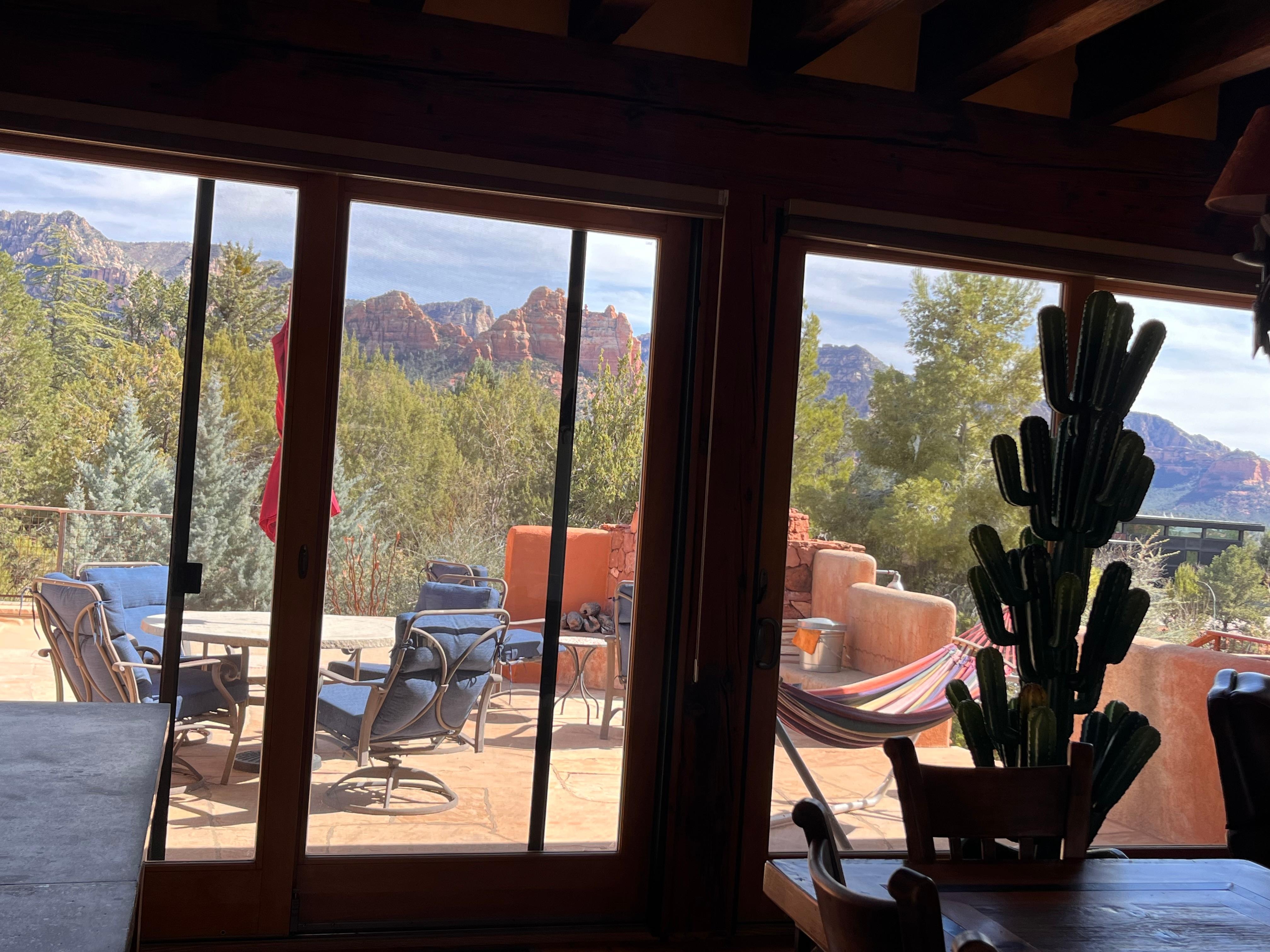 Spectacular view from the kitchen and deck!!