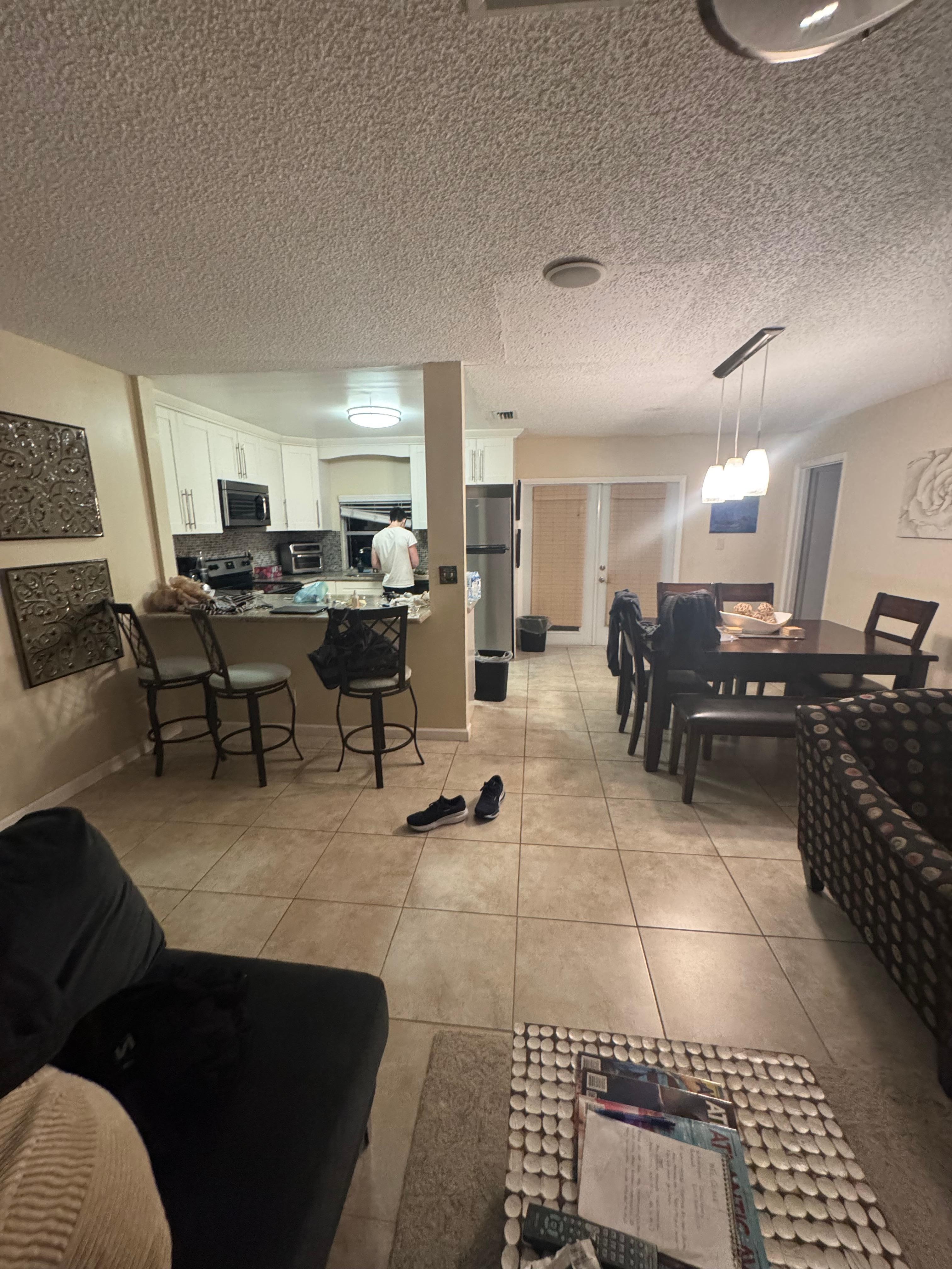 (Ignore the clutter in the photo, that's from us.)