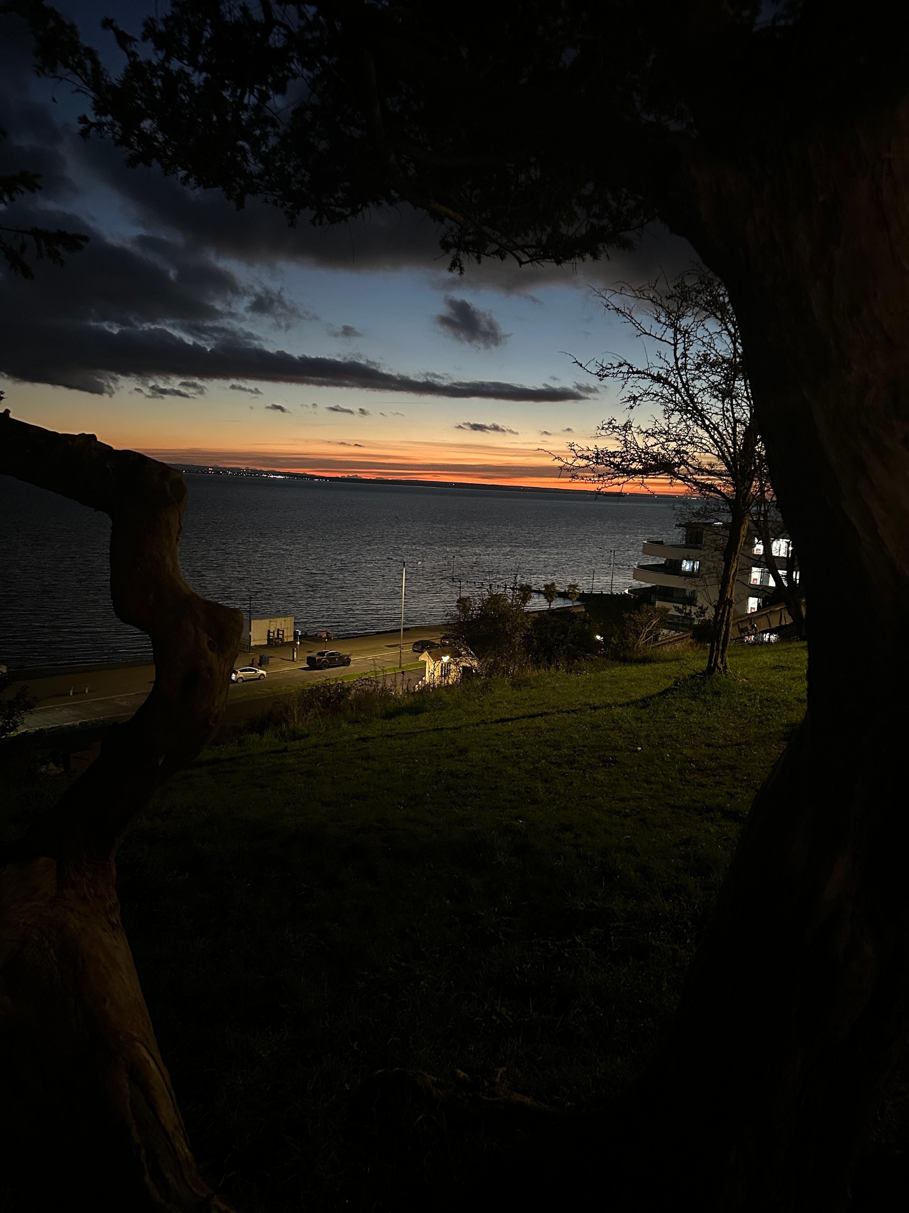 Night view from hotel