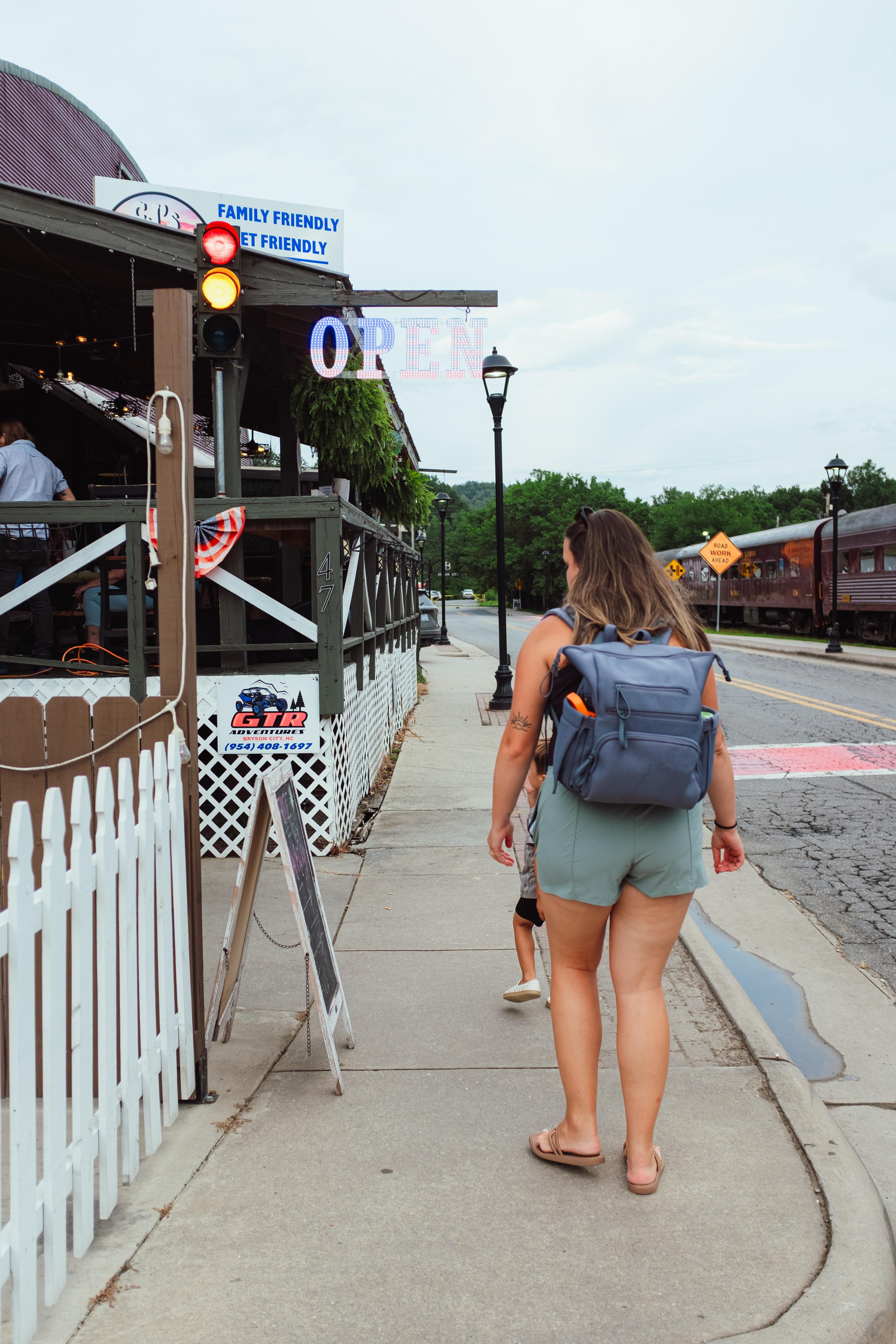 Quick trip into town for dinner. 