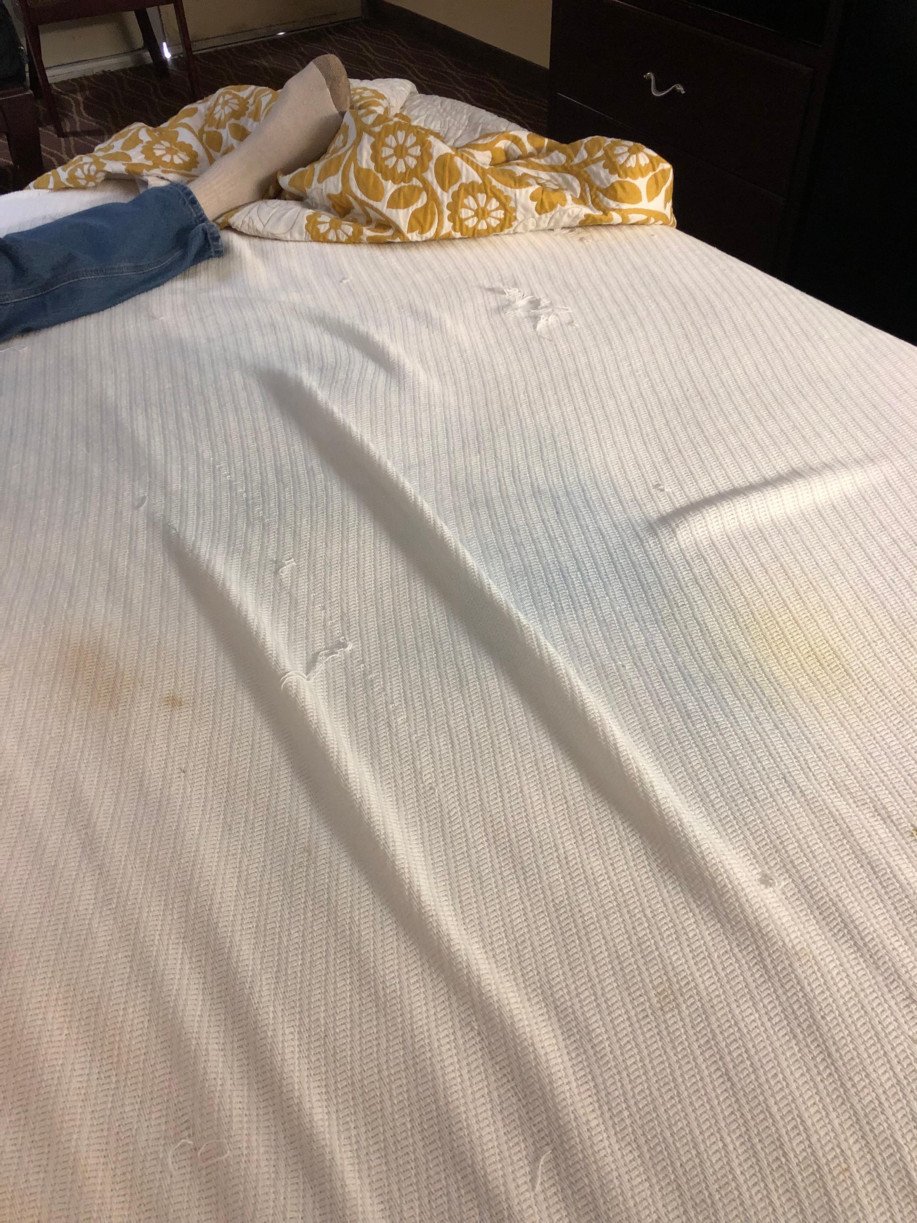 This is blanket that was under topper!!!