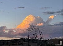 Monsoon gathering over Santa Fe