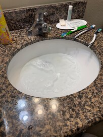 Sink didn’t drain properly