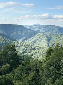 View from the back deck