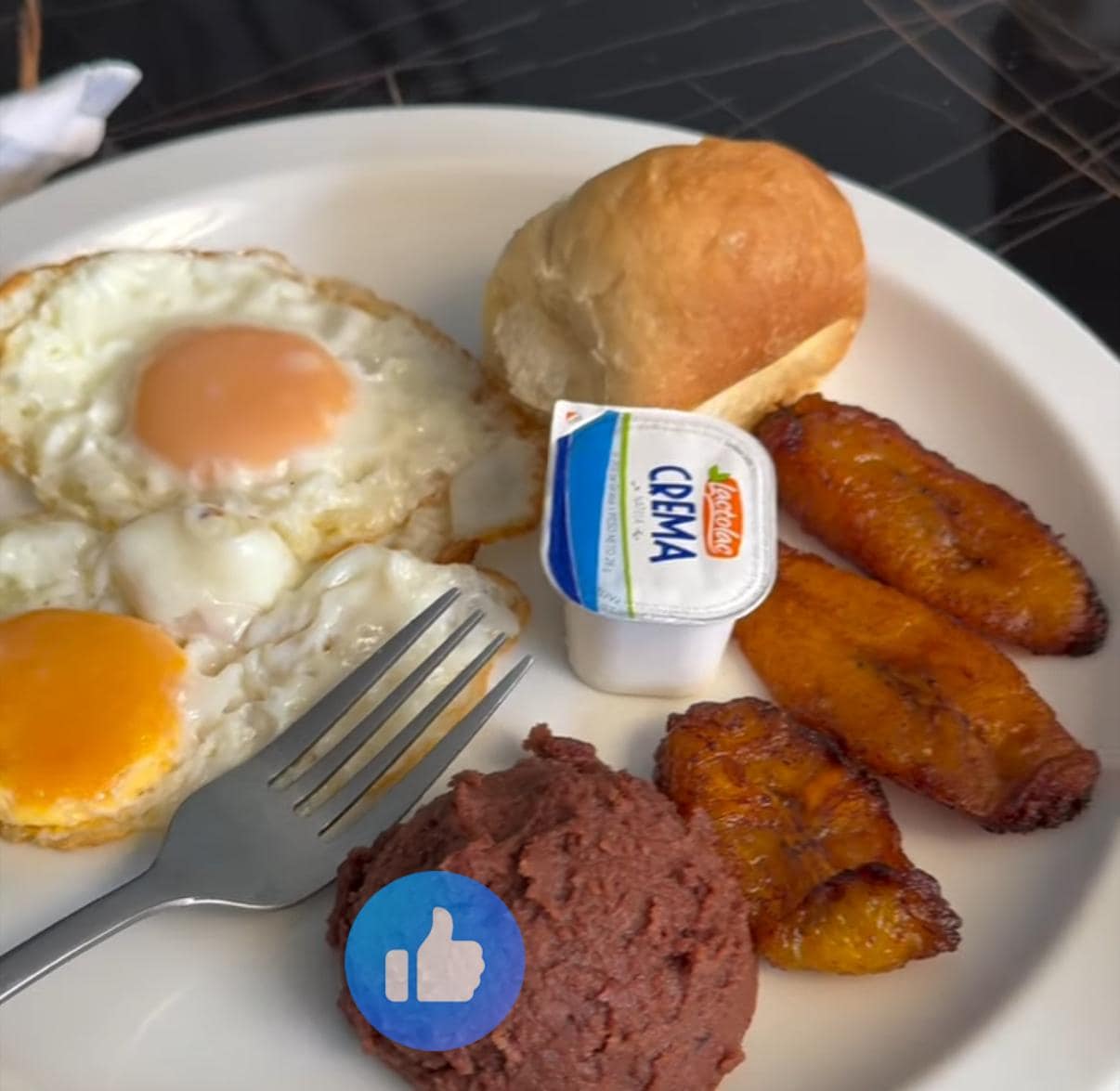 Esto fue del segundo dia en adelante la comida