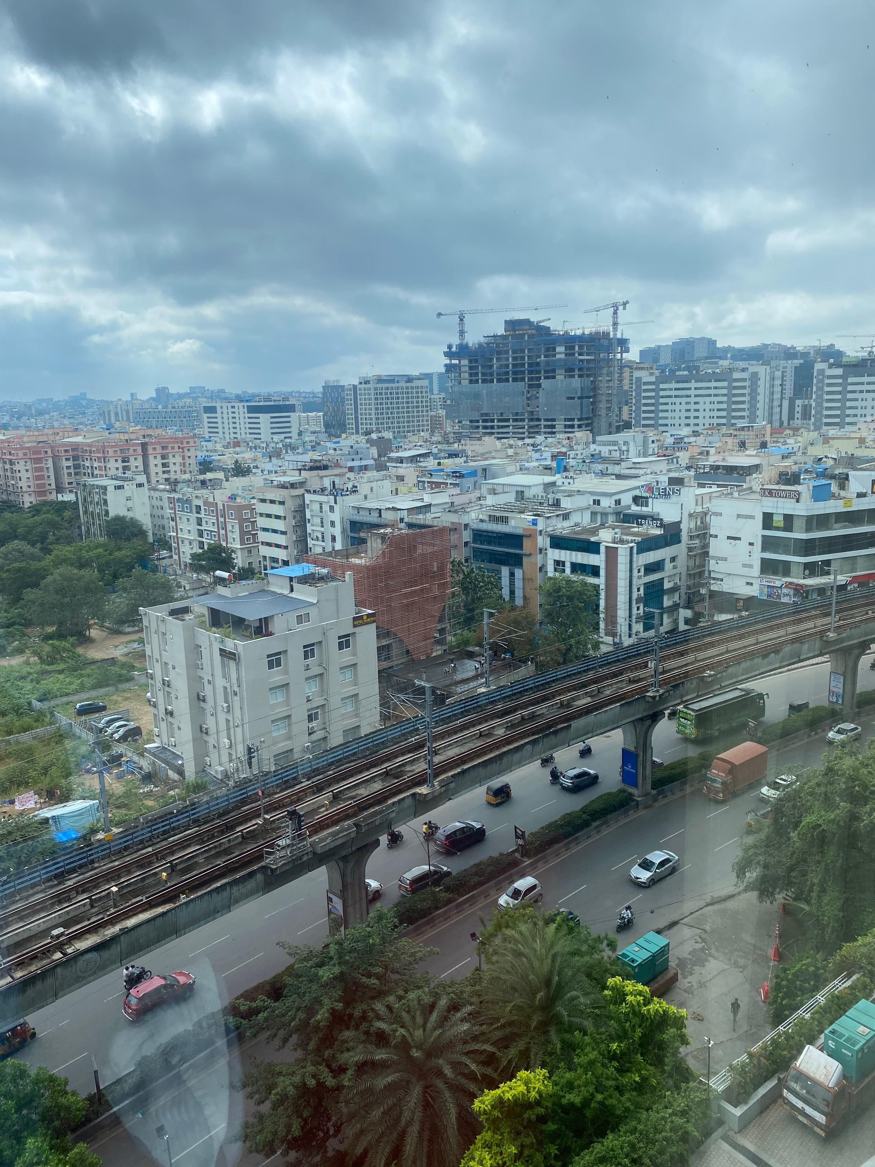 City view from the room 