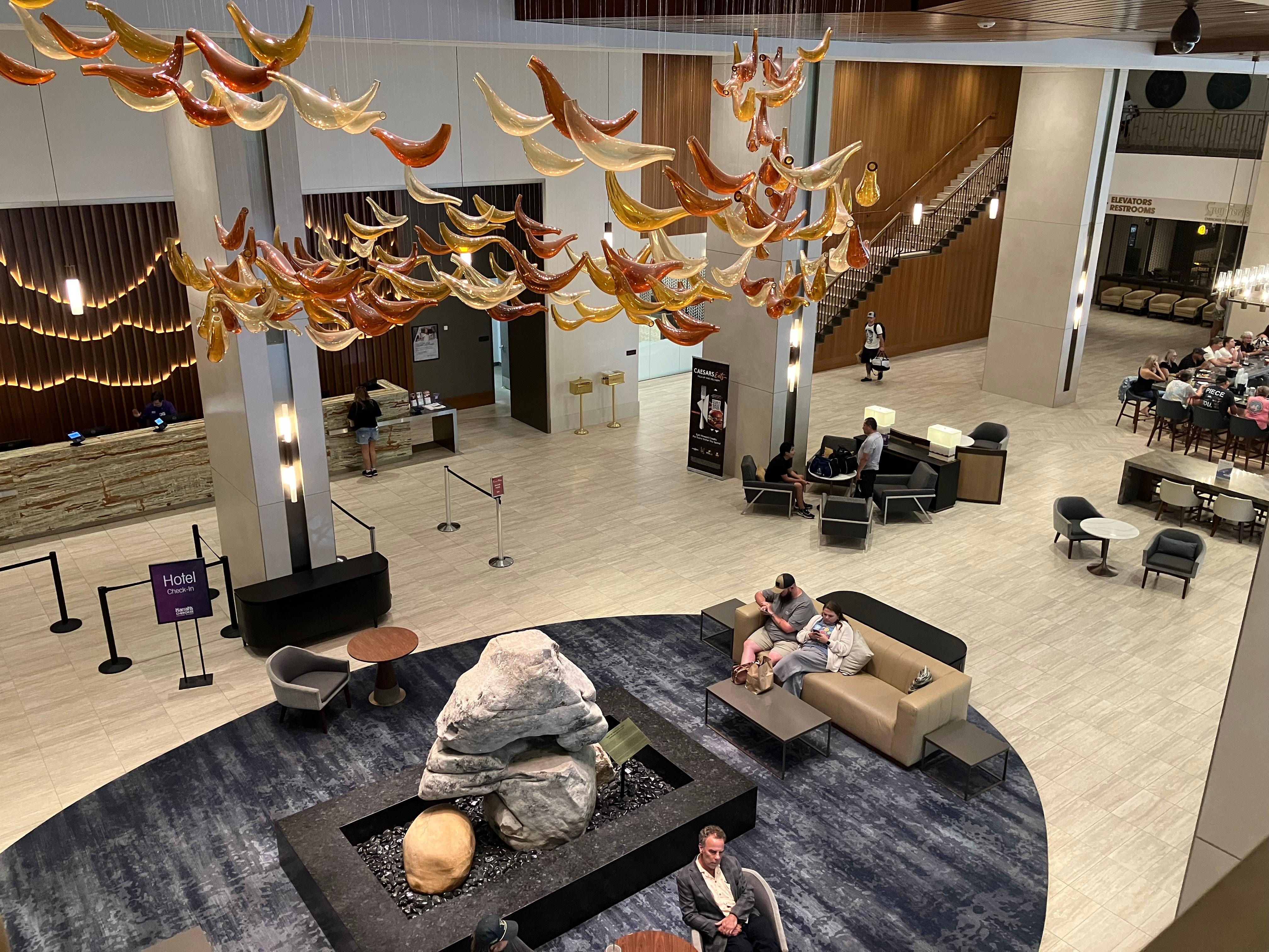 Lobby, from second floor