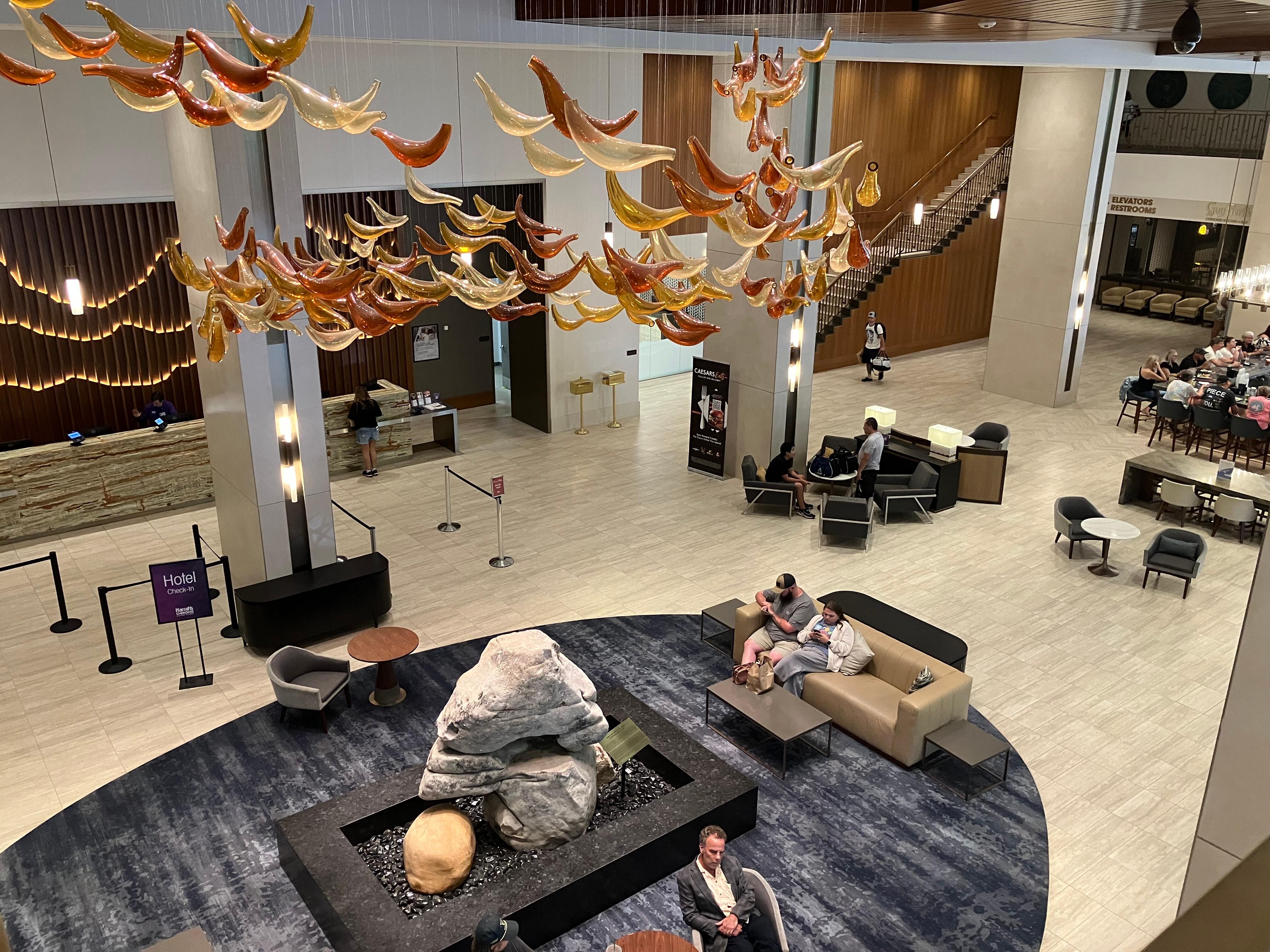 Lobby, from second floor