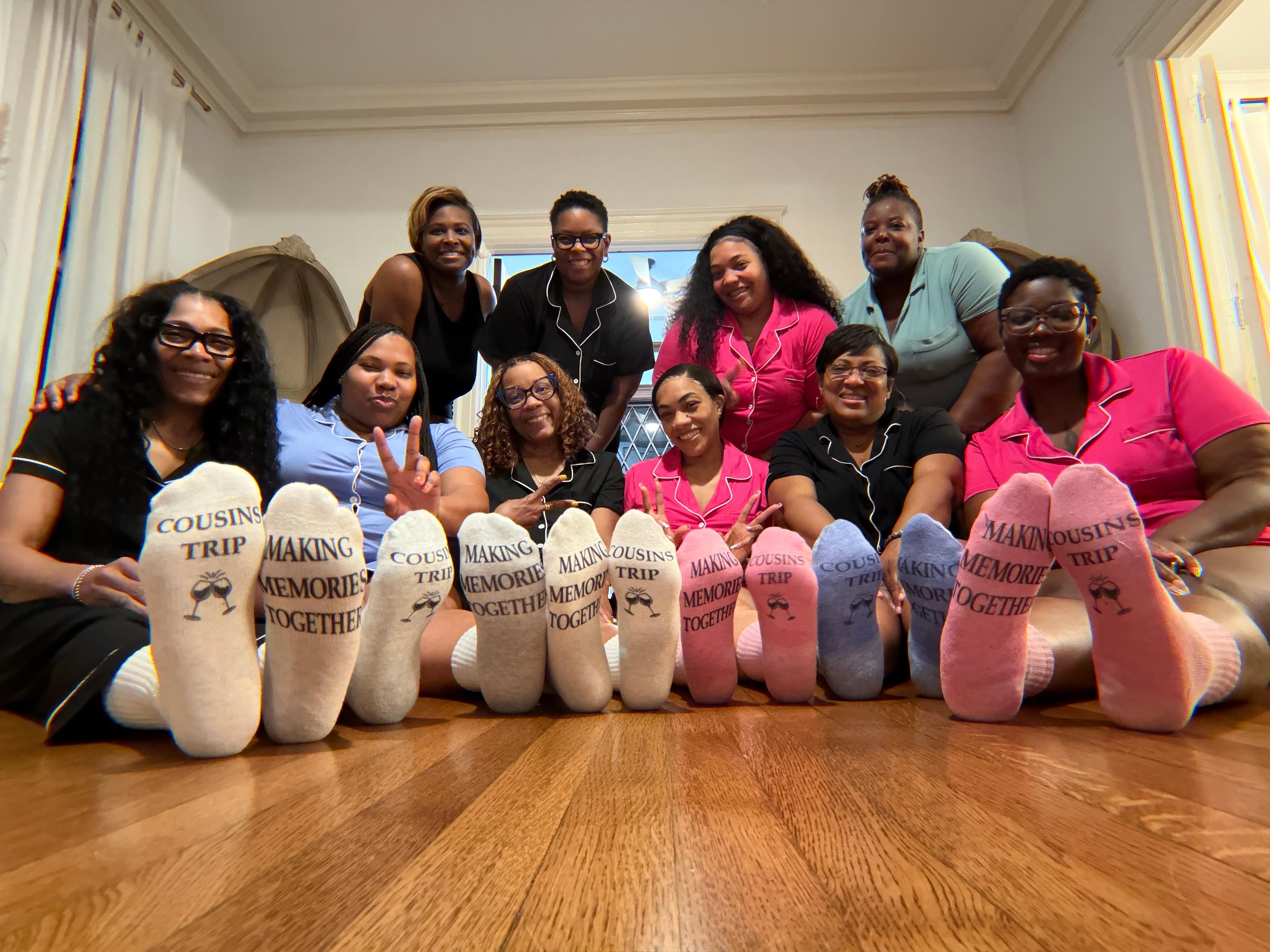 Our pajama/sock night