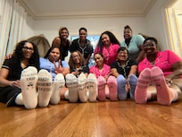 Our pajama/sock night