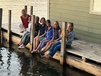 By the boathouse