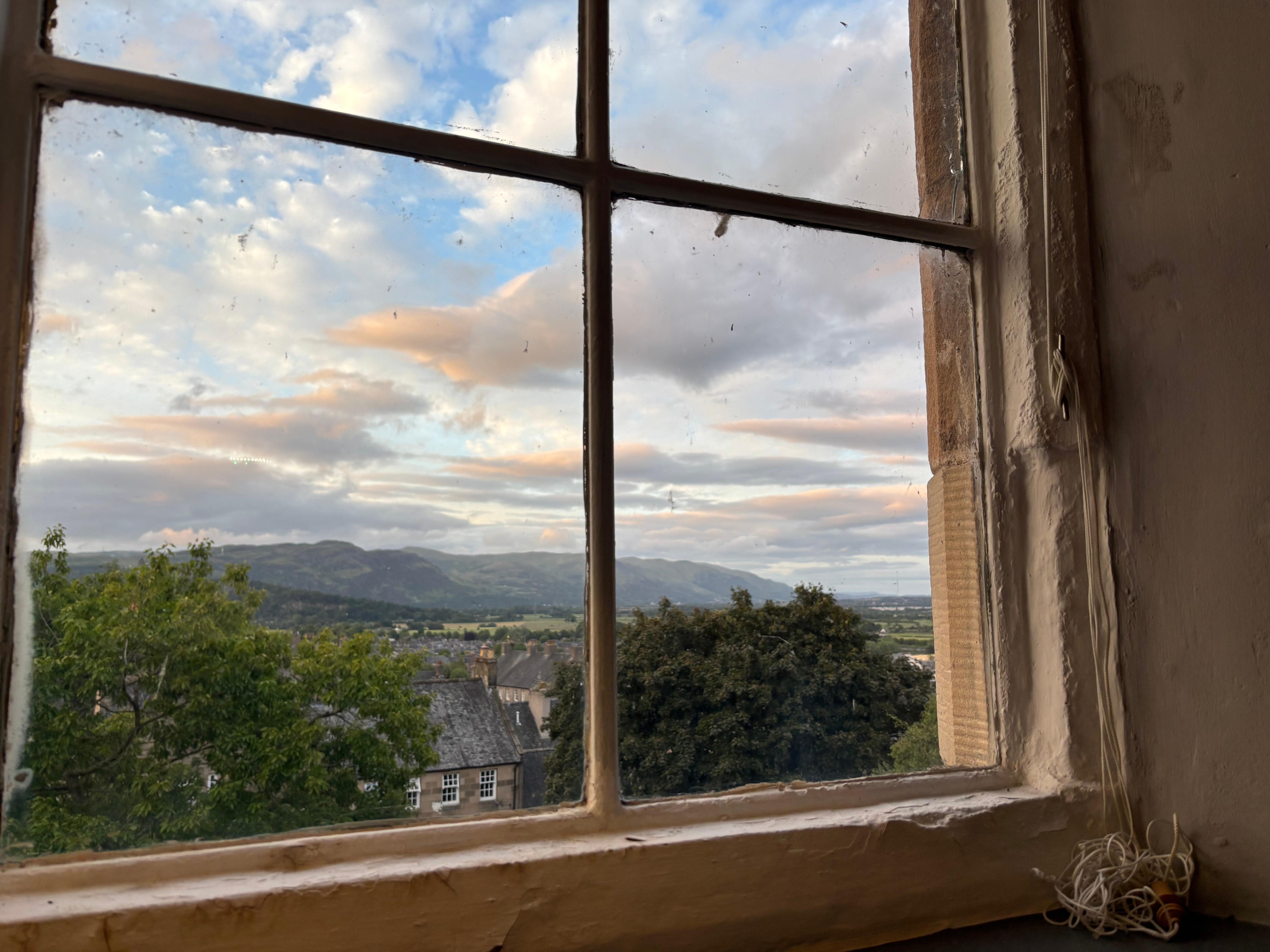 View from the restaurant
