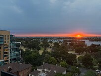 Balcony view on sunset was fantastic!