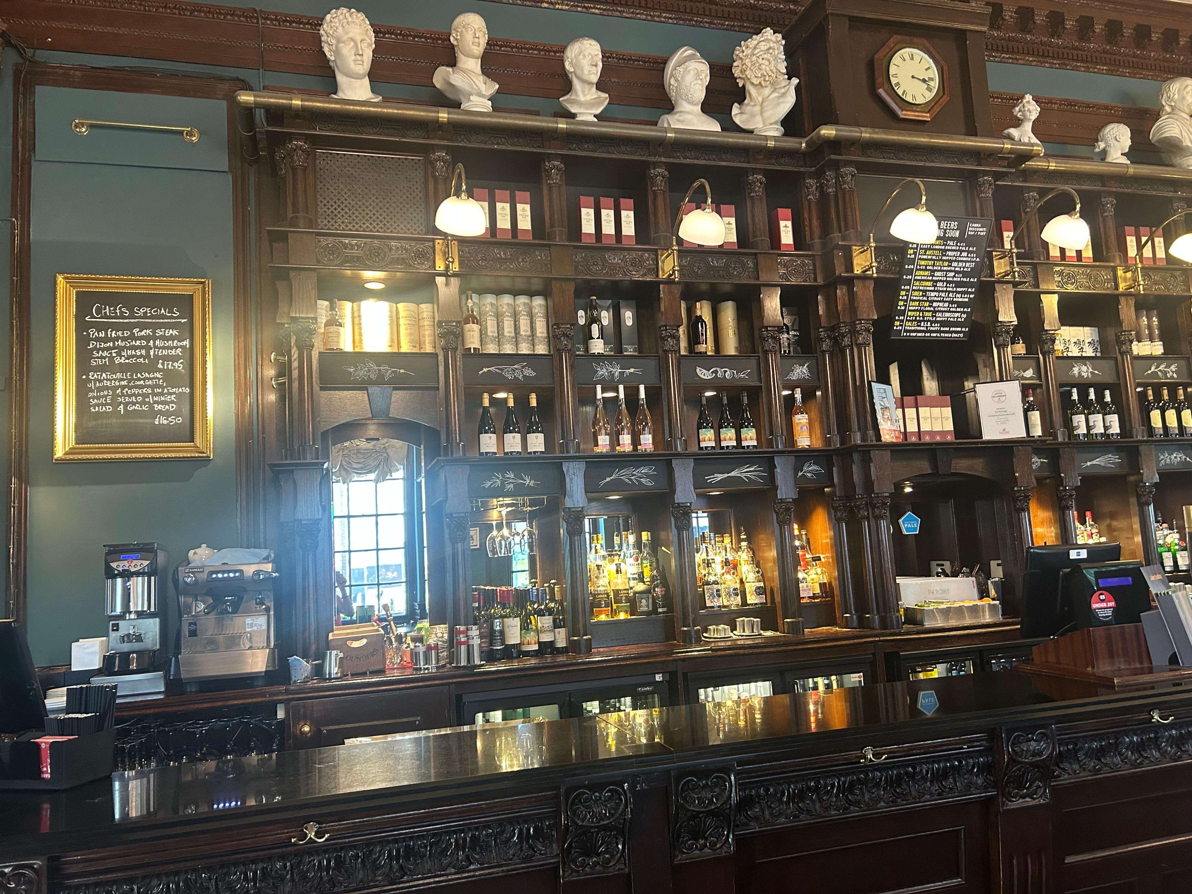 The partridge opposite good food and drinks nice staff