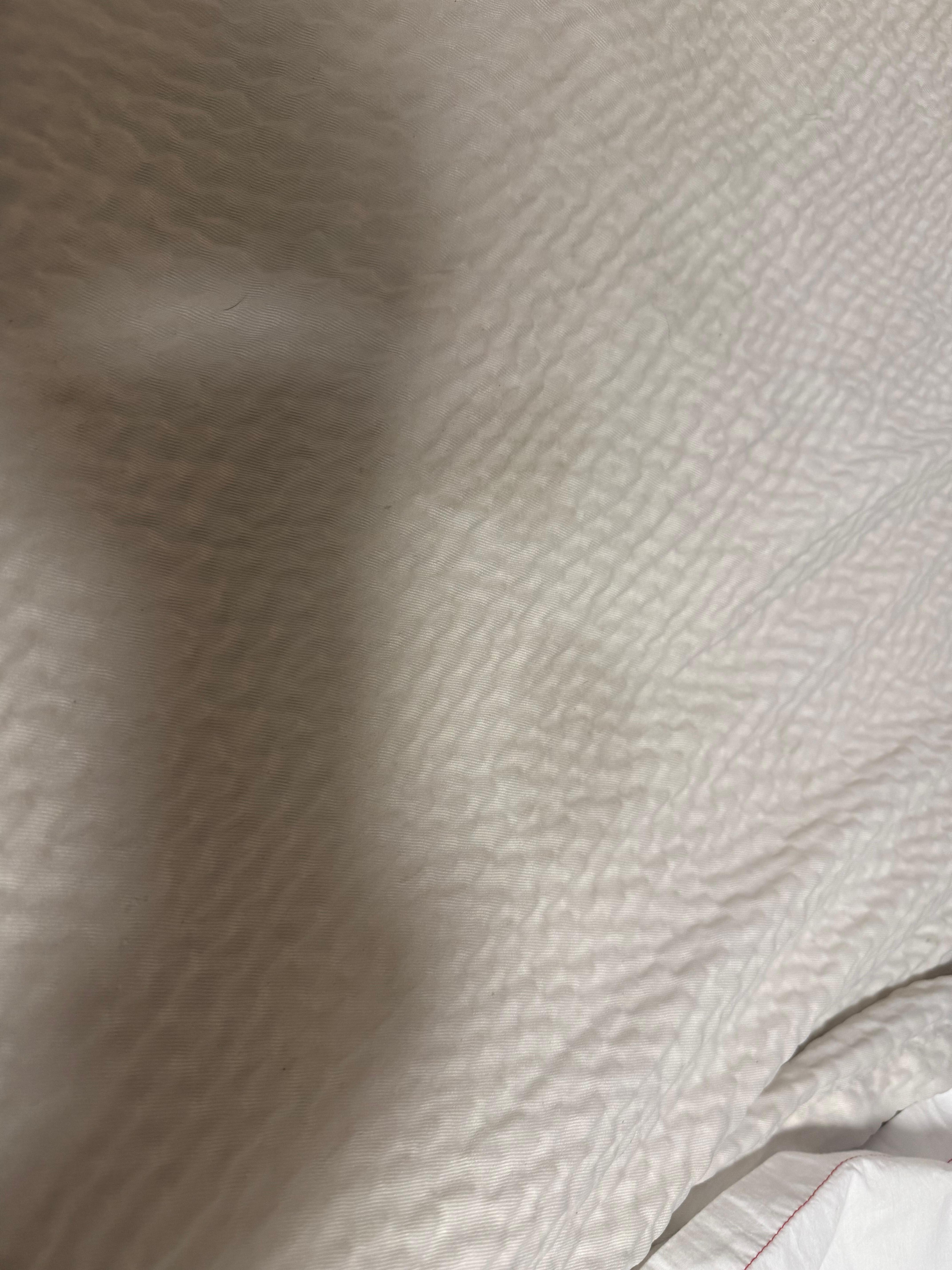 Stained bedspread 