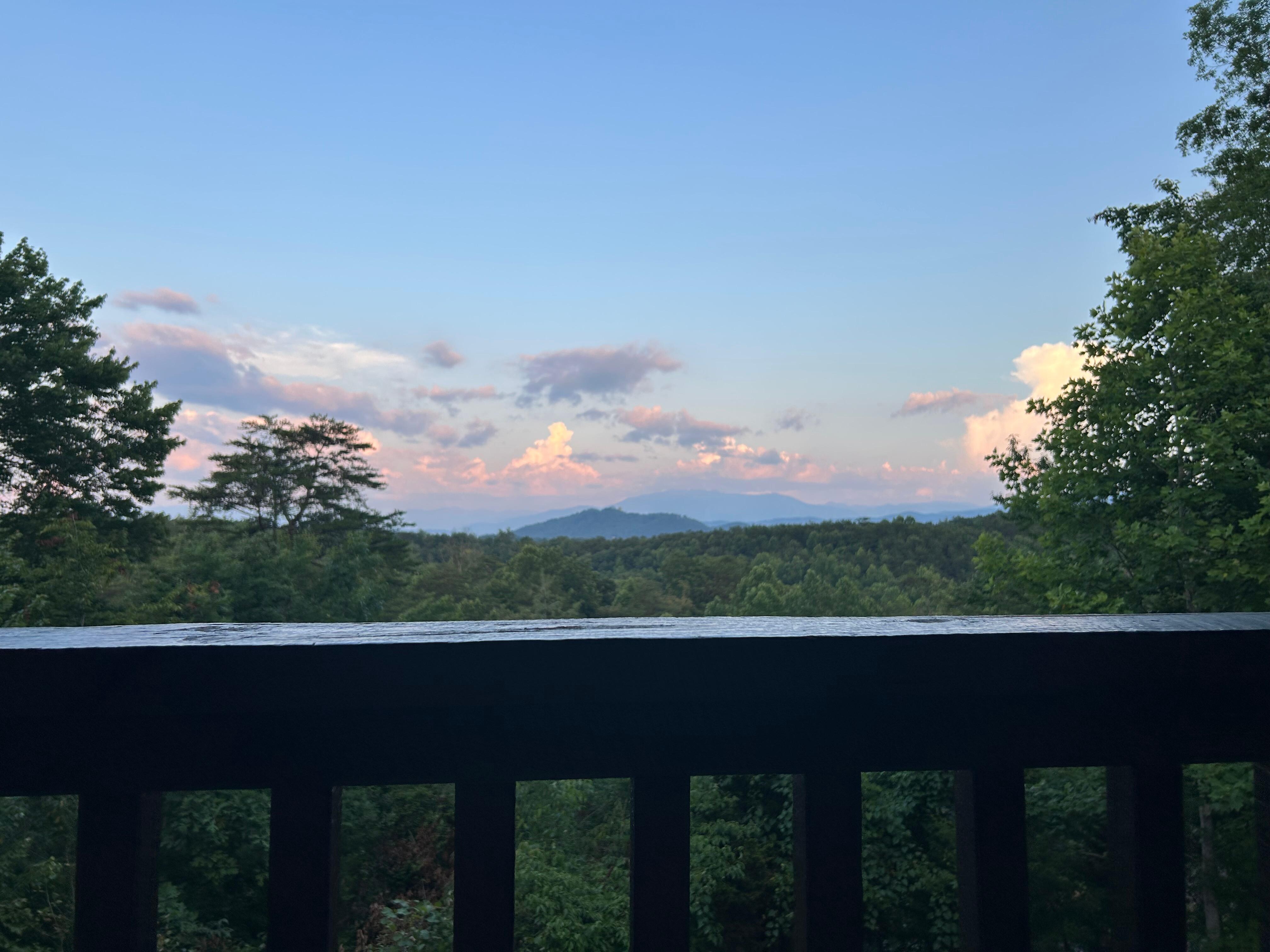 View from the porch swing