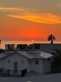 Beautiful sunsets from the roof top deck!