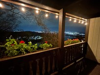 Nighttime on our balcony