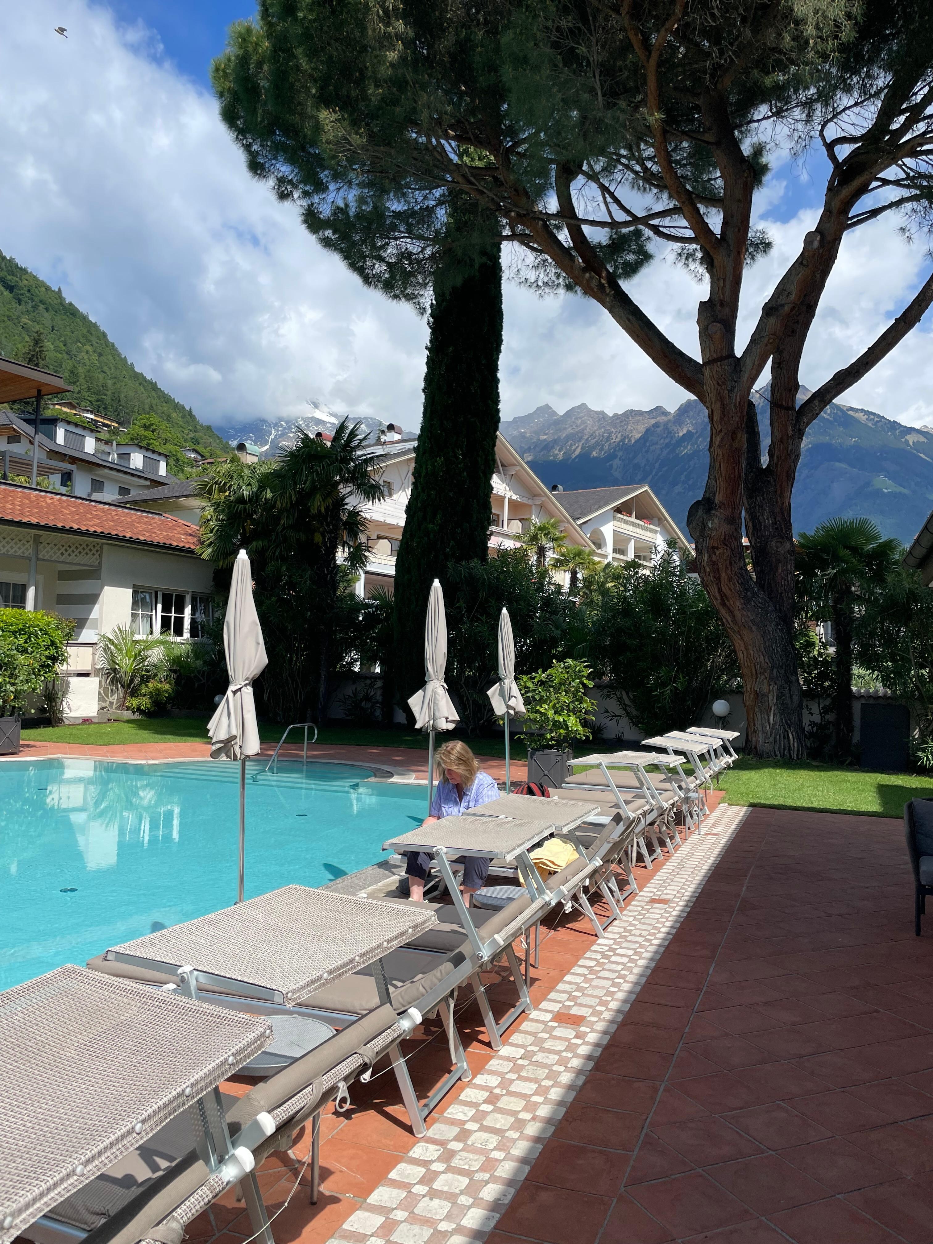 View from the outdoor pool is incredible.