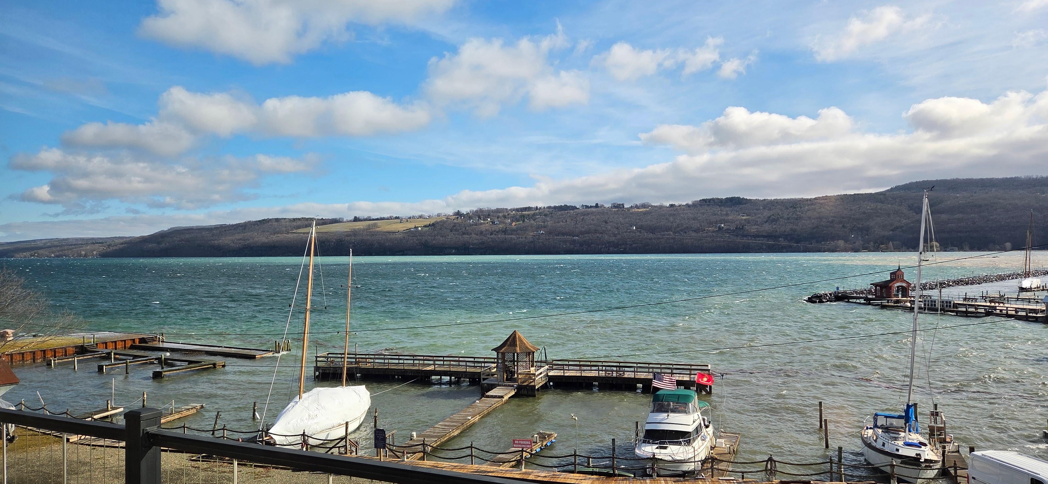 View from the balcony in March.