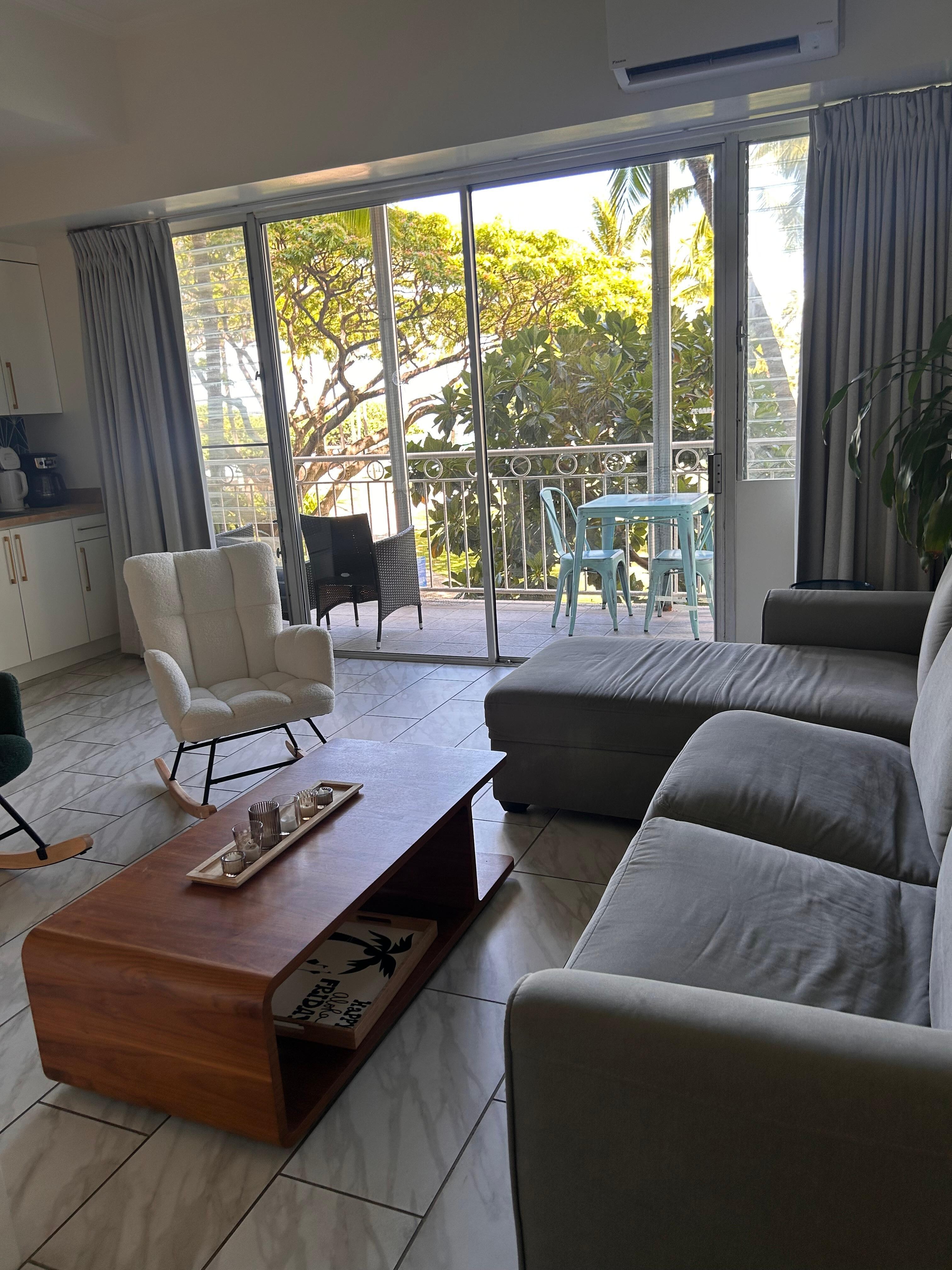 Nice sized comfortable living room. 