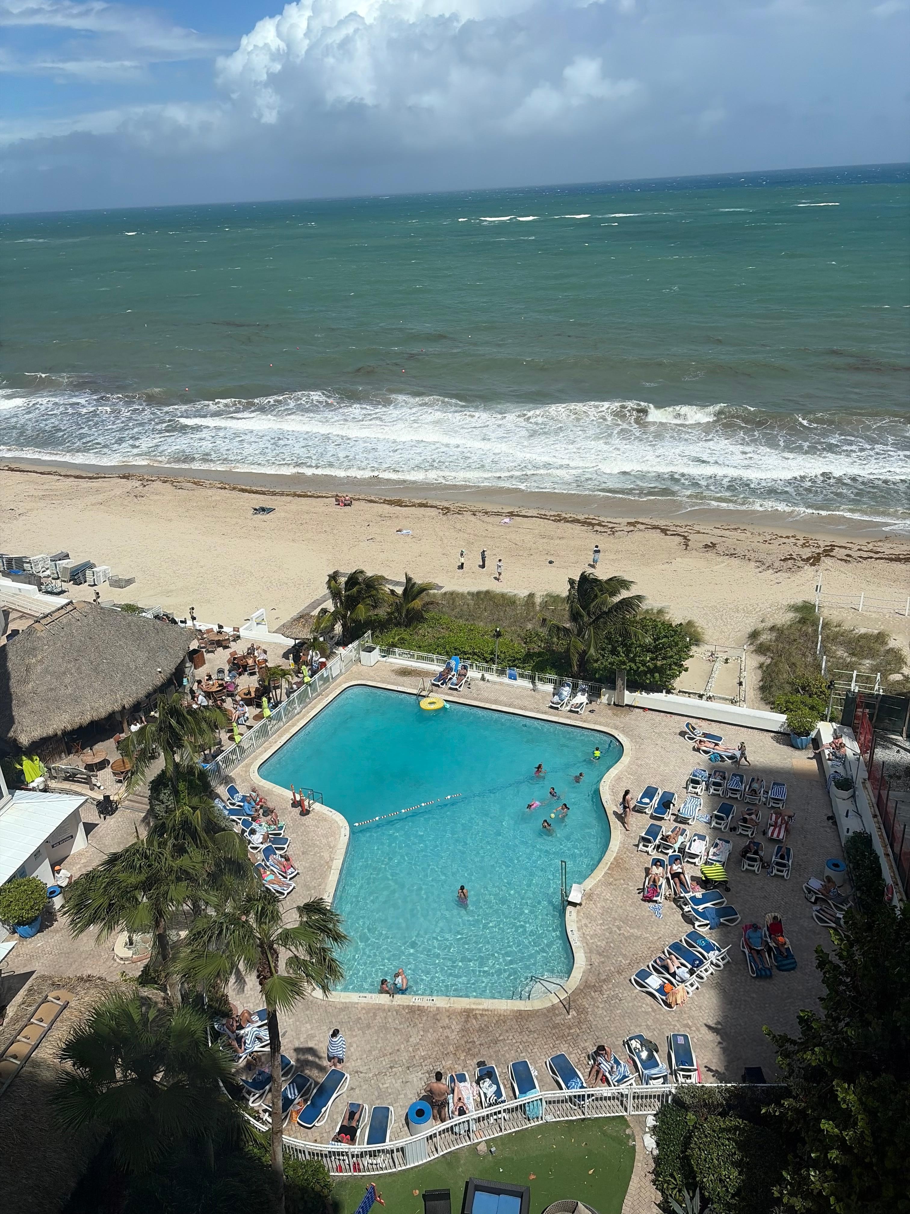 View from the room. 