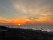 Winter sunrise from balcony